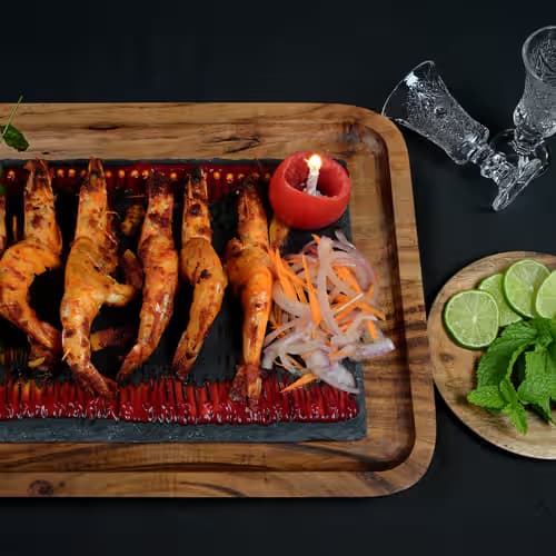 Tawa Grilled Prawns